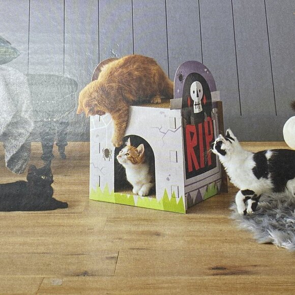 Target Halloween Double Decker Tombstone Cat Scratcher Hyde & EEK! Boutique™ - Picture 7 of 7